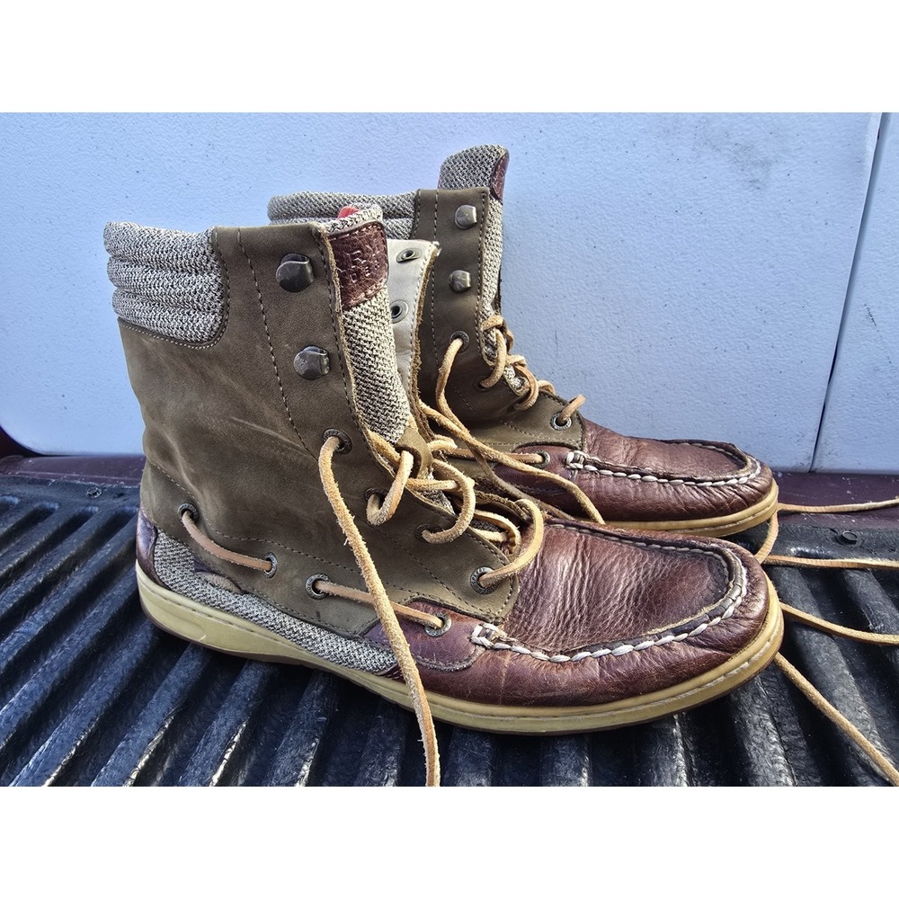 Sperry Top Sider Hikerfish Womens Lace Up‎ Boots Mid US Sz 7 M 9173667